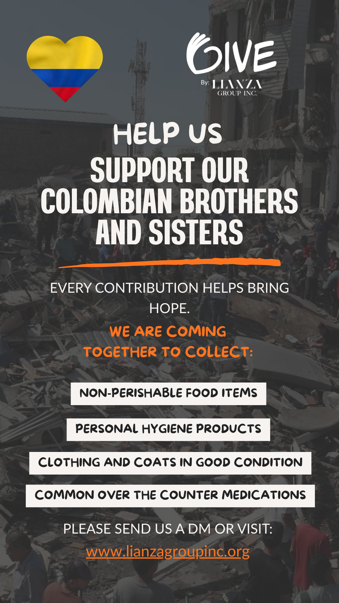 Galería de Tras el terremoto, unimos fuerzas por Colombia: activamos campaña de ayuda humanitaria para nuestros hermanos Colombianos
